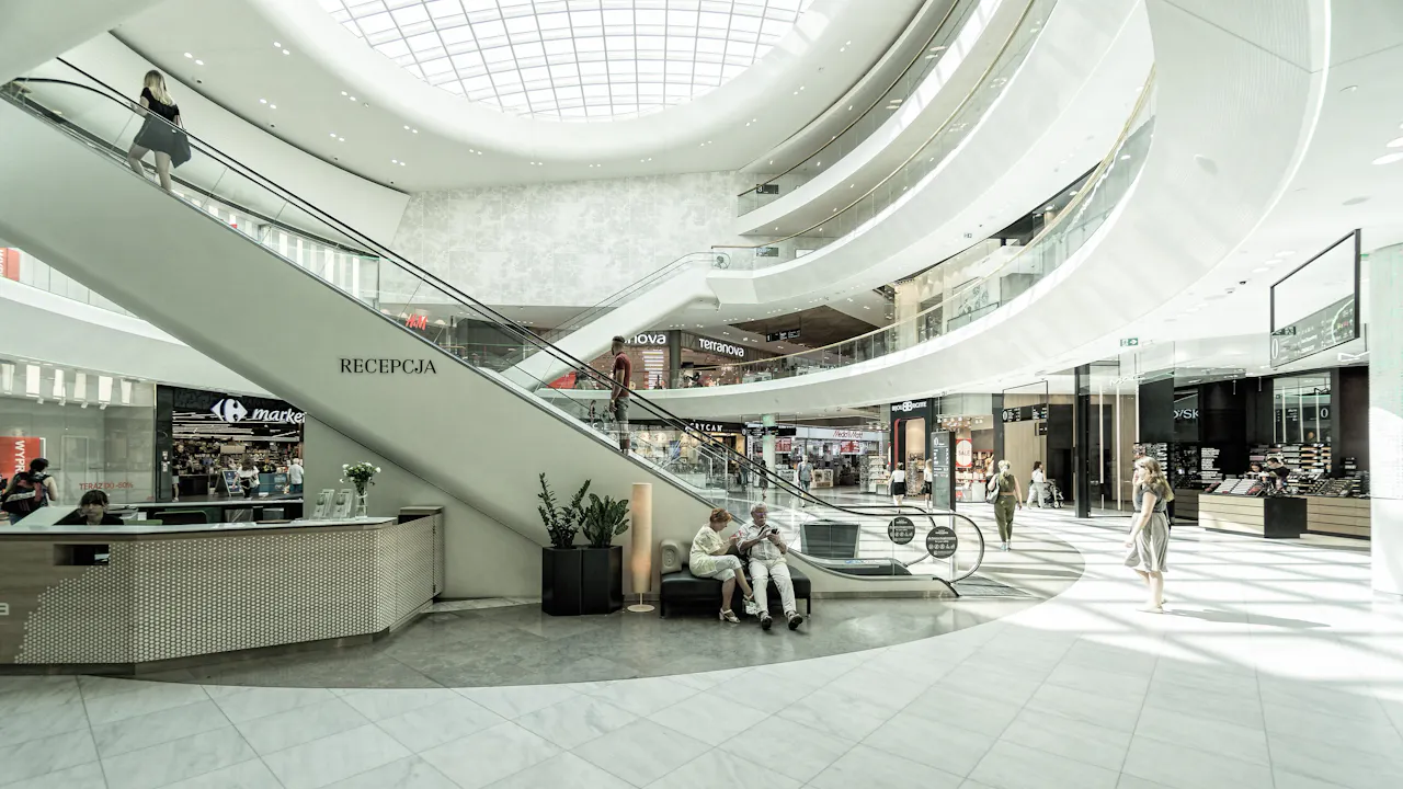 Mall atrium