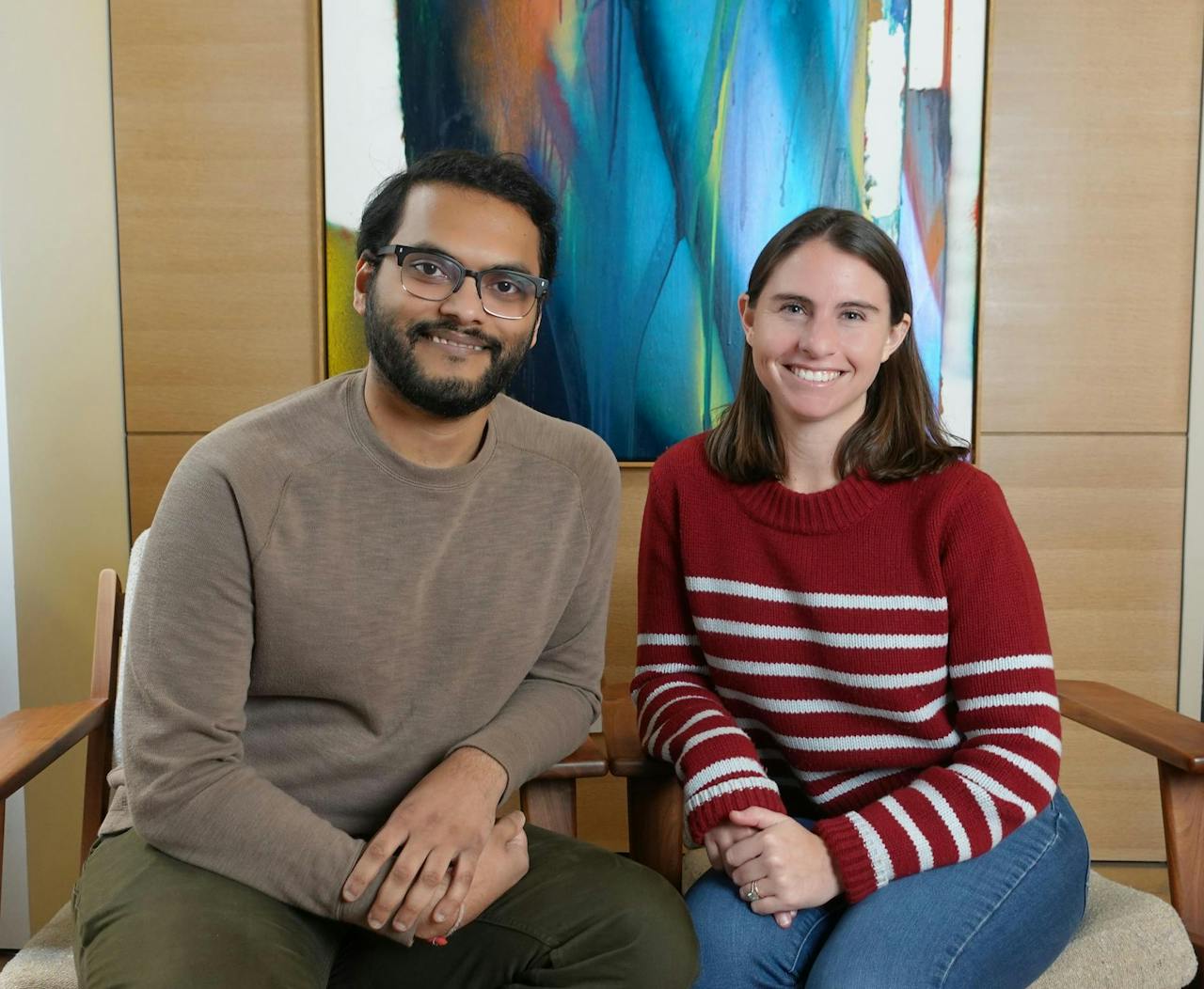 Leigh Sevin and Jinesh Shah, Co-founders of Endear