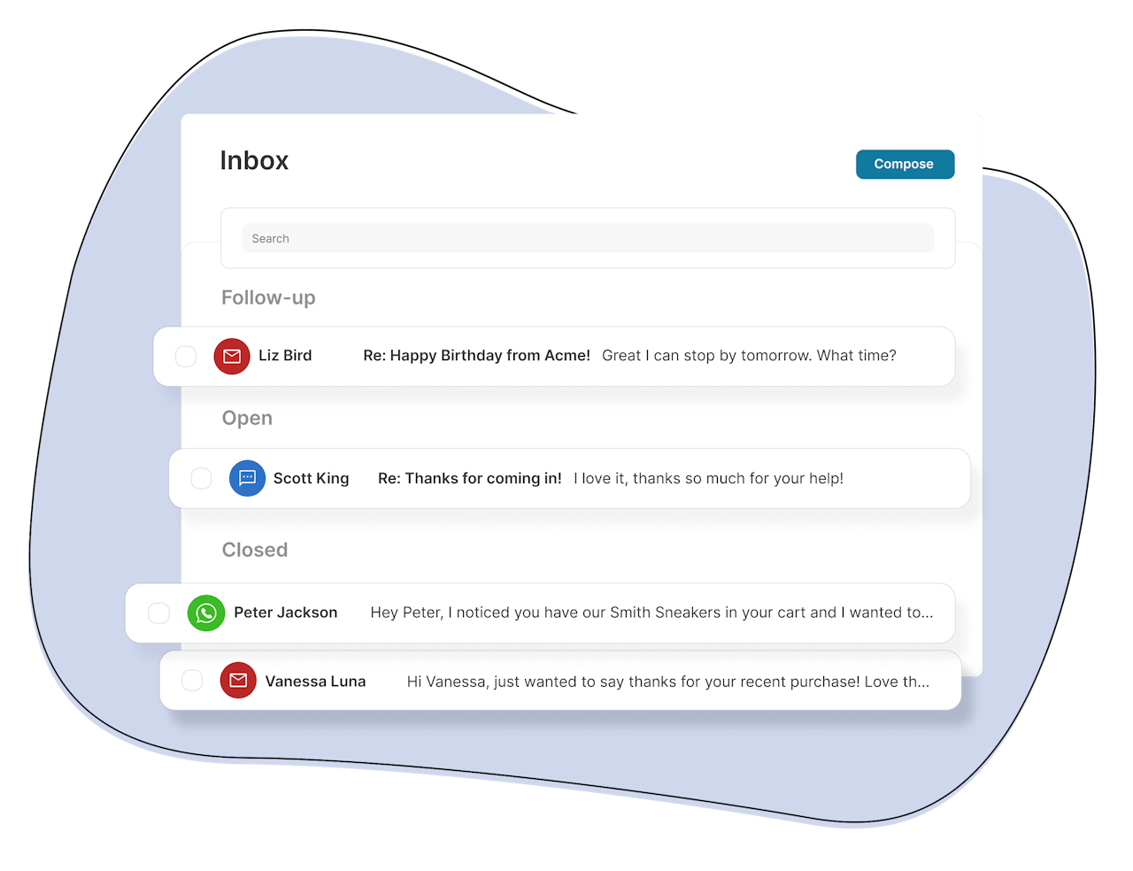 Unified Inbox from Endear