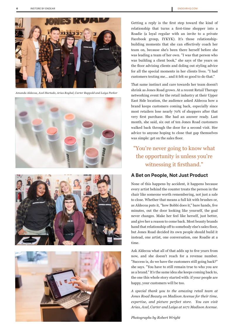 Turning first-time shoppers into Roadies. Page 7 of 28.