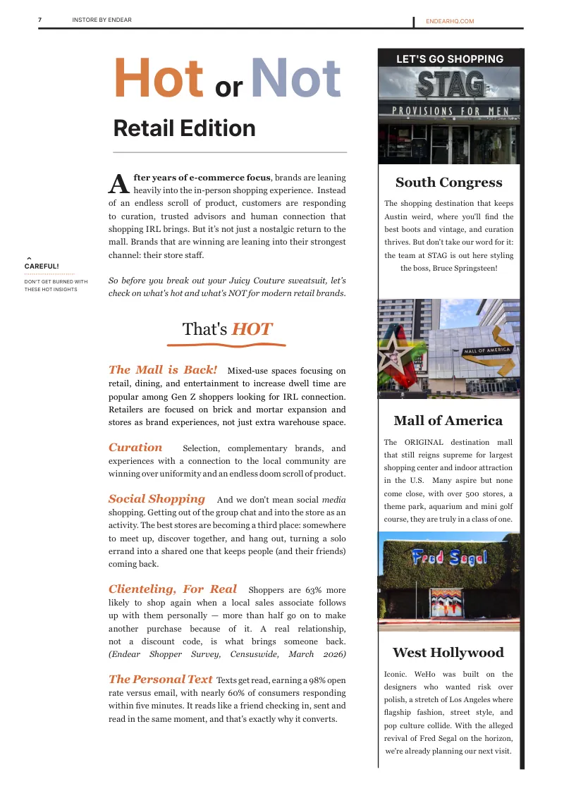 What's hot in modern retail. Page 8 of 28.